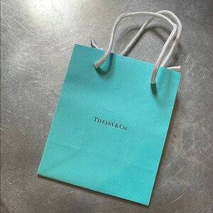 Small unused Tiffany & Co. Turquoise Shopping Bag